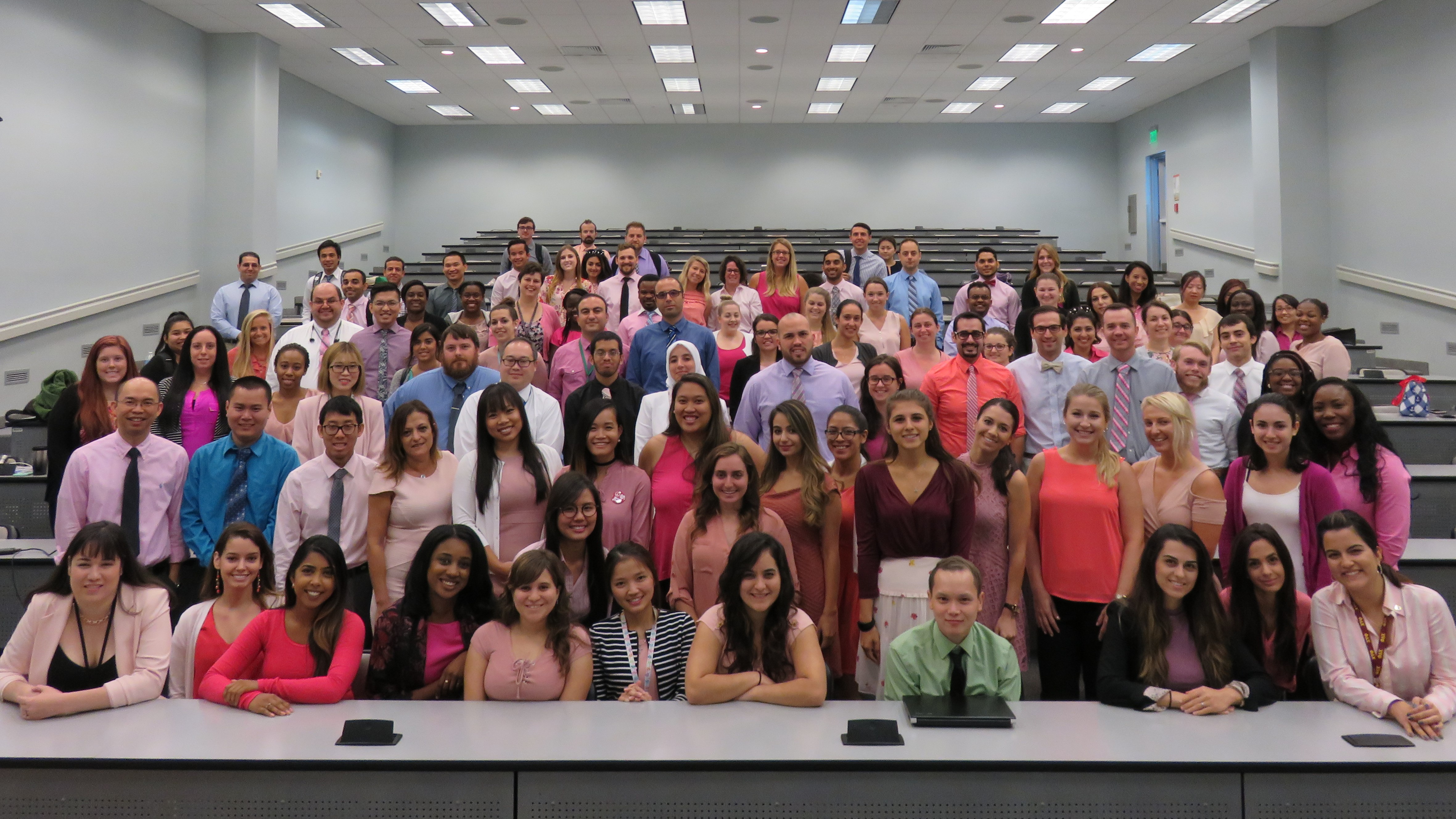 Class of 2020 wears pink to support Breast Cancer Awareness